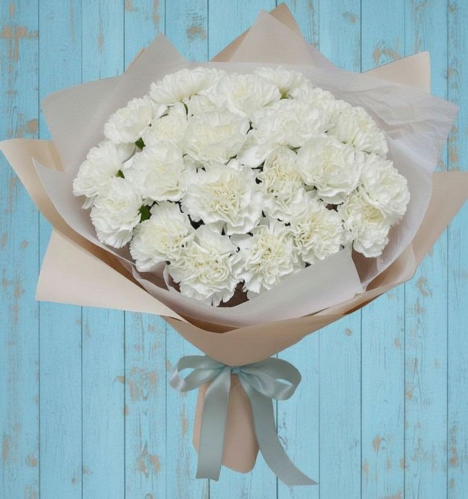 Букет цветов из: Гвоздики в Рыбном