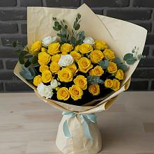 Букет цветов из:  Розы в Рыбном