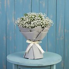 Букет цветов из:  Гипсофила в Рыбном