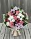 Букет цветов из: Альстромерии, Гвоздики, Розы и Хризантемы в Рыбном