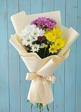 Букет цветов из:  Хризантемы #REPLACE_PRED# Рыбном