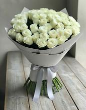Букет 35 Белых роз #REPLACE_PRED# Рыбном