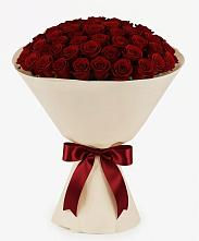 Букет 101 Бордовая роза Блэк Бакарра #REPLACE_PRED# Рыбном