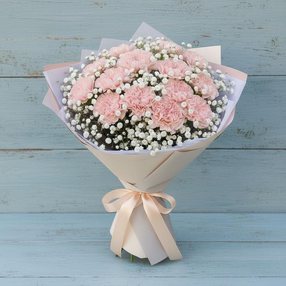 Букет цветов из: Гвоздики в Рыбном