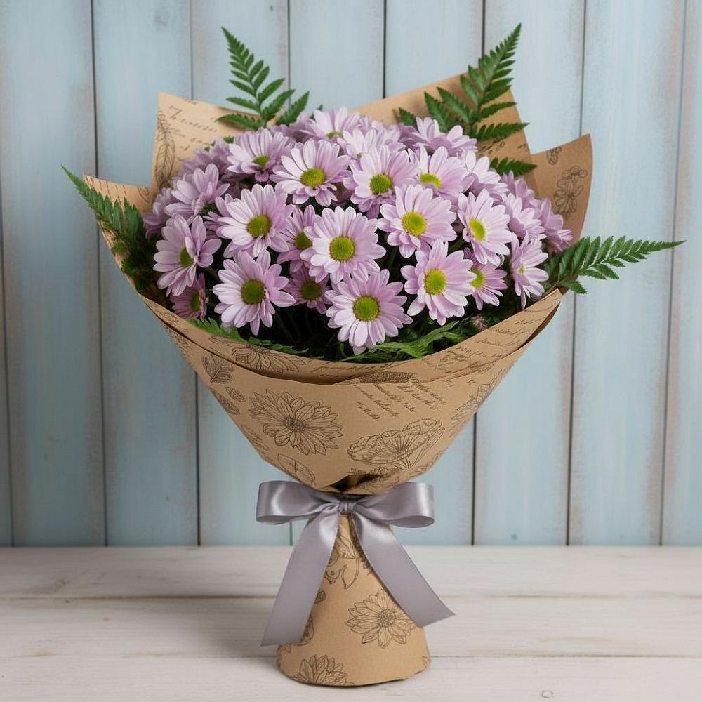 Букет цветов из: Хризантемы в Рыбном
