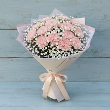 Букет цветов из:  Гвоздики #REPLACE_PRED# Рыбном