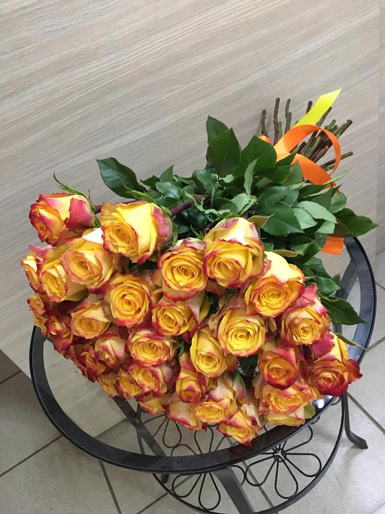 Букет Желтые розы в Рыбном