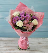 Букет цветов из:  Герберы #REPLACE_PRED# Рыбном