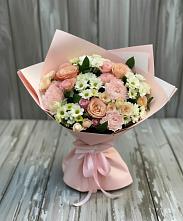 Букет цветов из:  Гвоздики, Розы и Хризантемы #REPLACE_PRED# Рыбном