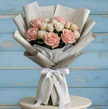 Букет цветов из:  Розы в Рыбном