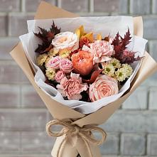 Букет цветов из:  Гвоздики, Хризантемы и Розы #REPLACE_PRED# Рыбном