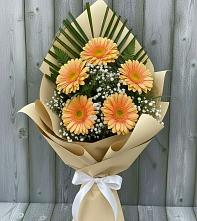 Букет цветов из:  Герберы #REPLACE_PRED# Рыбном