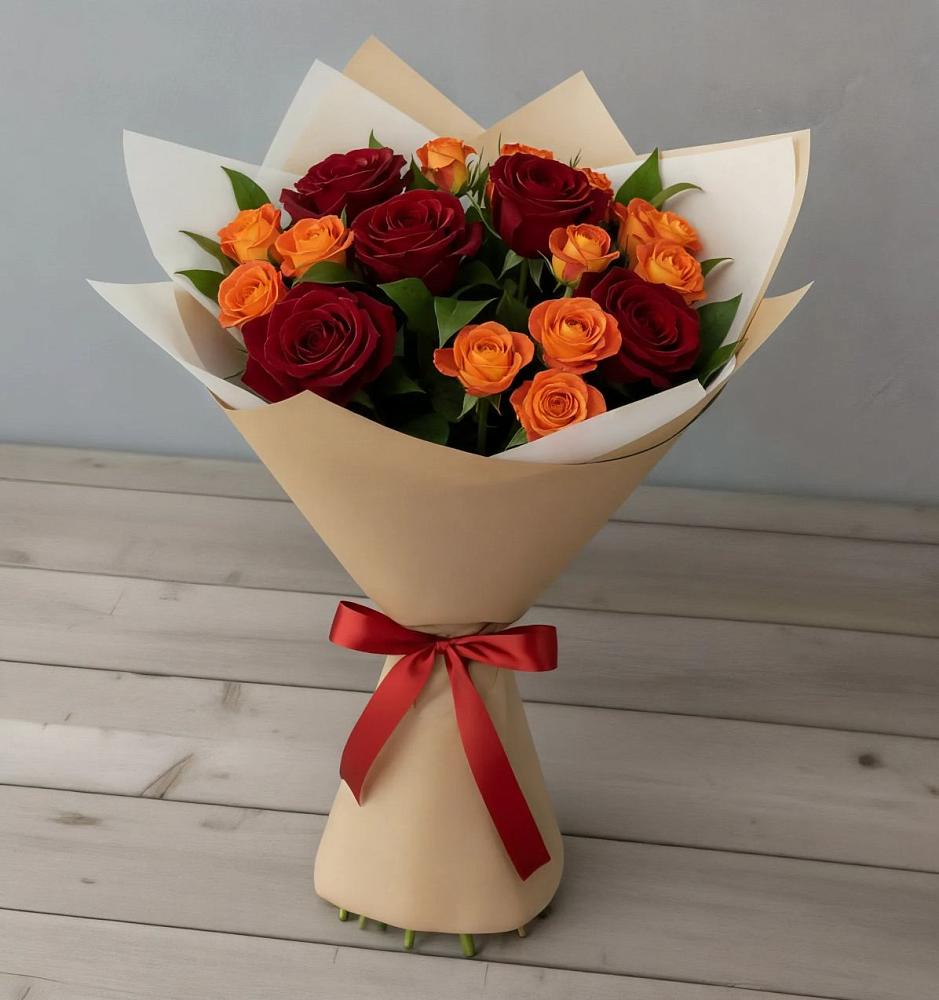 Букет Любовь и восторг в Рыбном